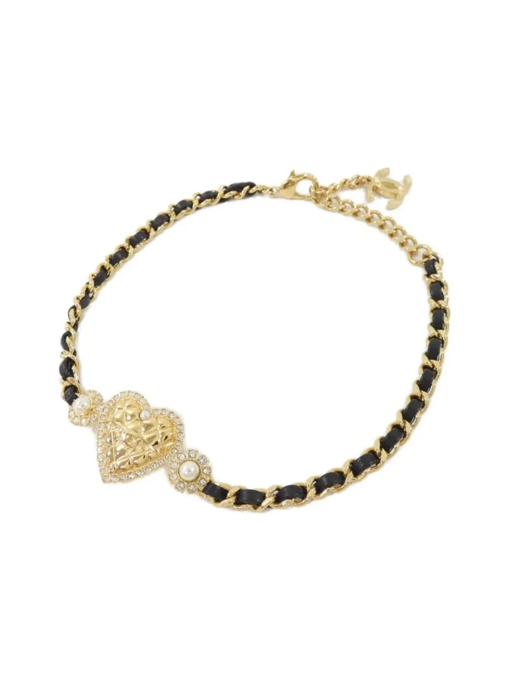 Chanel Choker Necklace Gold